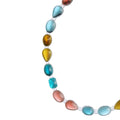 Filo Stones Necklace Multicolor│Corsari Jewels│Halsketting│Detail close up stenen
