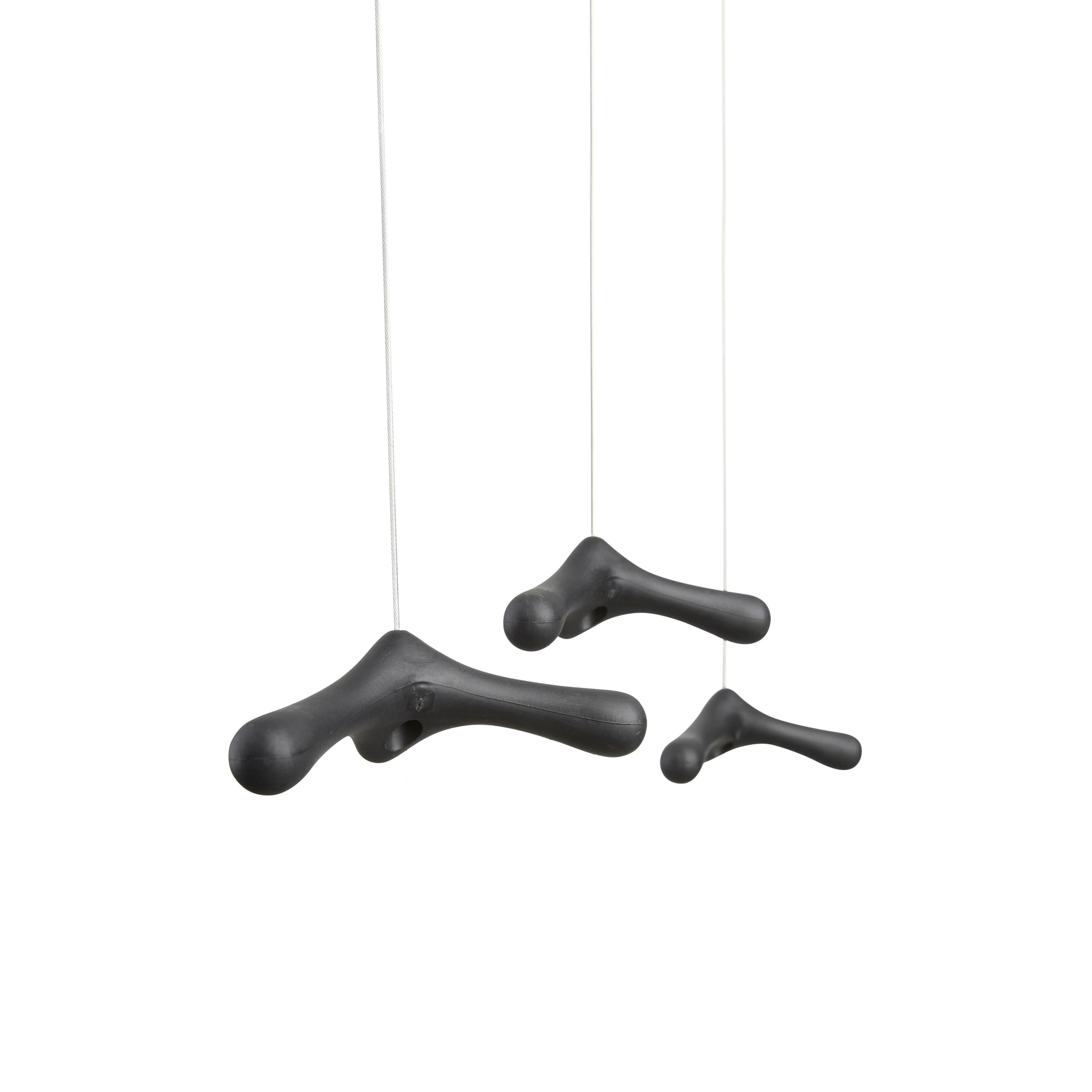 Flying Hooks Set van 4│Bos en Couvée voor Goods│Kapstok│art. FH 10.04│3 haken zonder jas