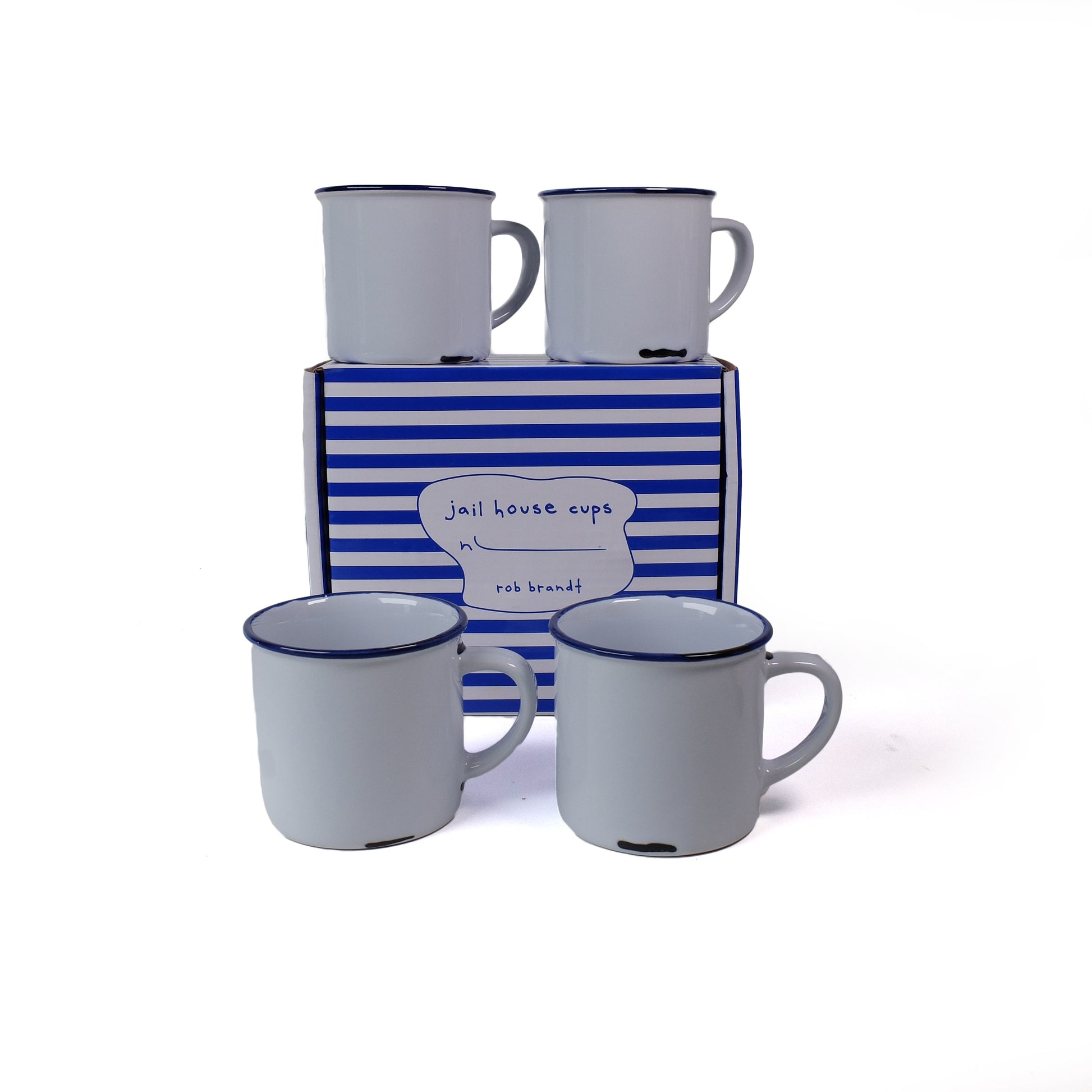 Jailhouse Cup Espresso Set/4│Rob Brandt│Goods│art. DB 12.02│vier stuks met doosje