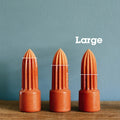 Waterworks Terracotta Kegel Large│House of Thol│3 verschillende maten naast elkaar