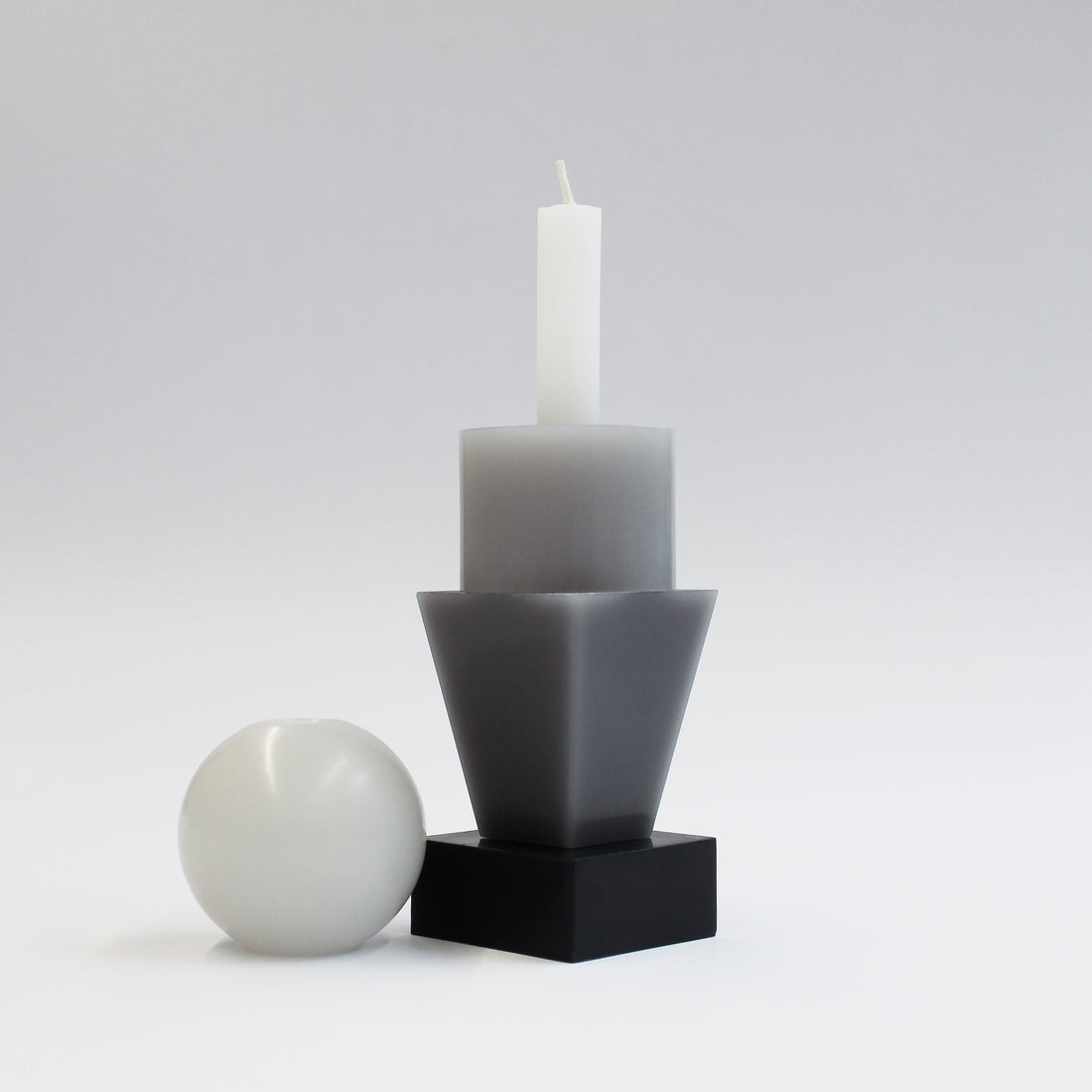 RE-OR Candle Sir Gregory Grey│BCXSY│Kaars losse onderdelen│foto voorkant met witte achtergrond