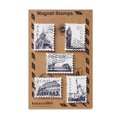Magneet Stamp Cityscape│Set/5