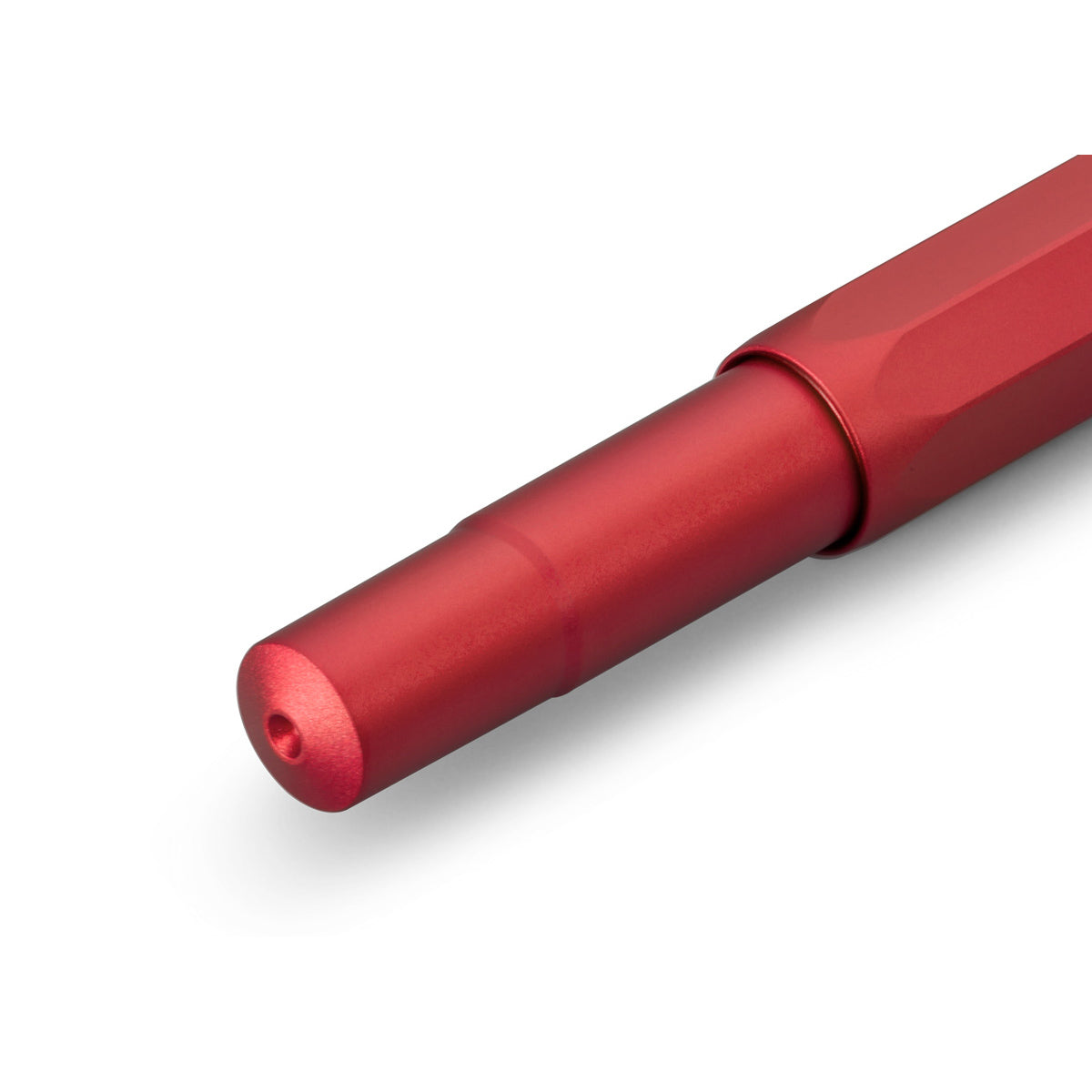 Kaweco AL Sport Vulpen Rood│Fountain Pen Deep Red│detail onderkant