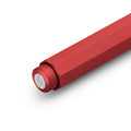 Kaweco AL SPORT Balpen Rood│art. 1511605│detail drukknop met logo
