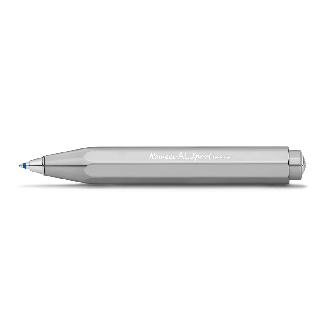 Kaweco AL SPORT Balpen Raw Polish│Ballpoint│art. 1510632│vooraanzicht schuin