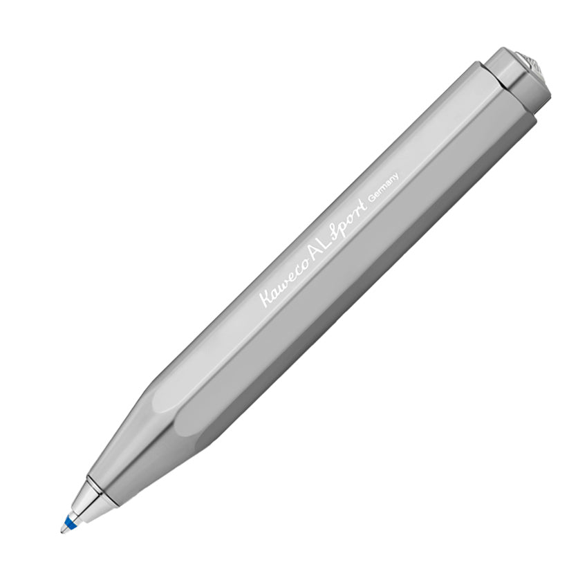 Kaweco AL SPORT Balpen Raw Polish│Ballpoint│art. 1510632│vooraanzicht schuin