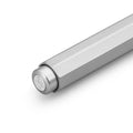 Kaweco AL SPORT Balpen Zilver│art. 1510098│detail drukknop met logo