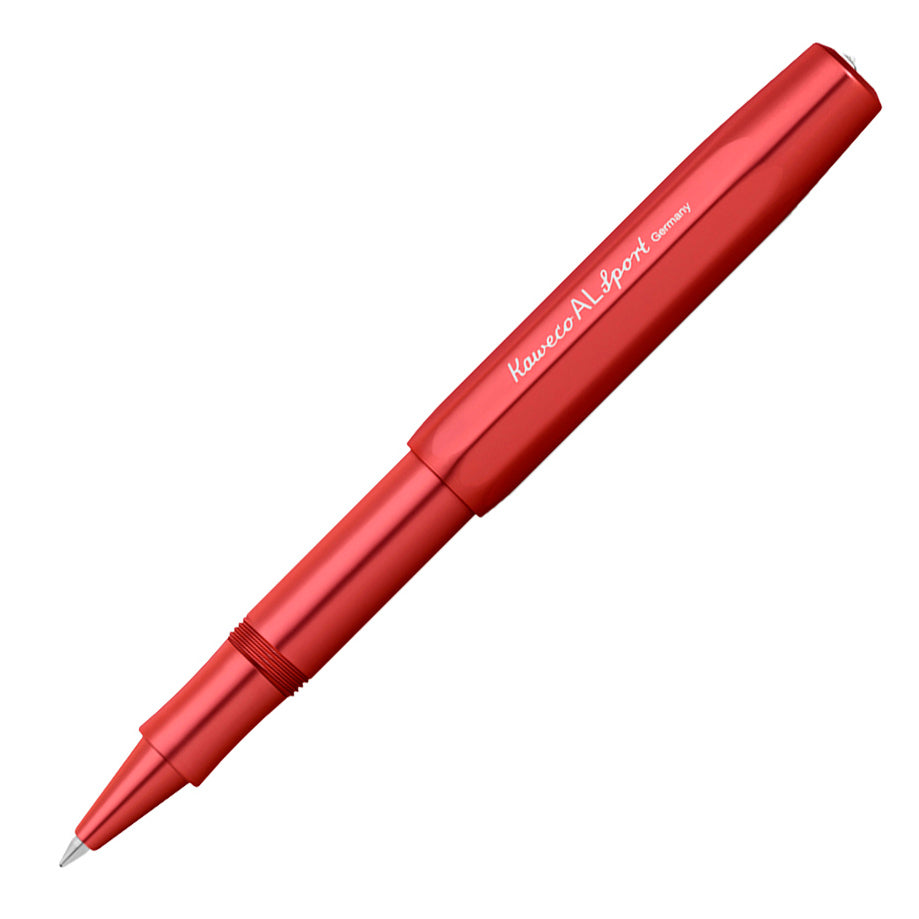 Kaweco AL SPORT Rollerball Pen Rood│art. 1511566│vooraanzicht schuin