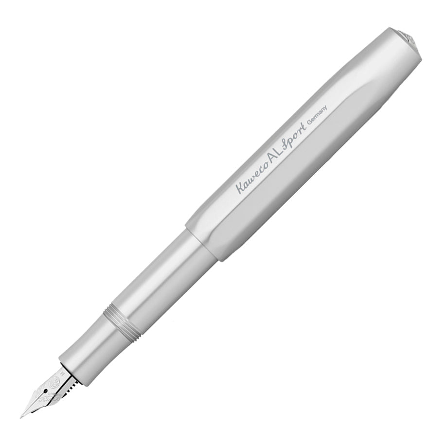 Kaweco AL SPORT Vulpen Zilver│art. 1510089│vooraanzicht schuin