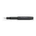 Kaweco Vulpen AL Sport Zwart│art. 1510095│liggend met dop op achterkant