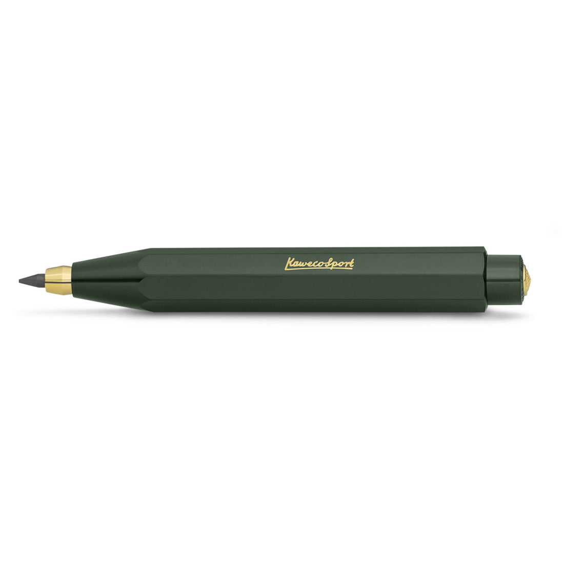 Kaweco CLASSIC SPORT Clutch Vulpotlood Groen│art. 1510501│liggend met schaduw