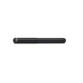 Kaweco LILIPUT Vulpen Zwart aluminium│art. 1510157│liggend met gesloten dop