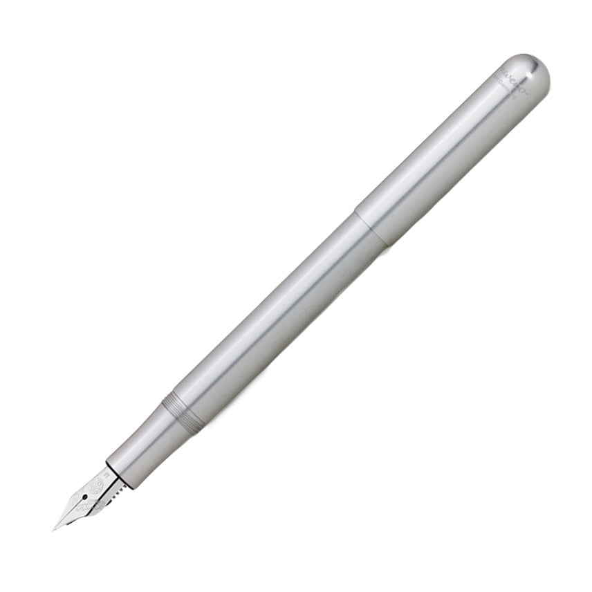 Kaweco LILIPUT Vulpen Zilver│Aluminium│art. 1510152│vooraanzicht schuin