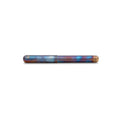 Kaweco Liliput Vulpen Fireblue RVS│art. 510851│liggend met gesloten dop