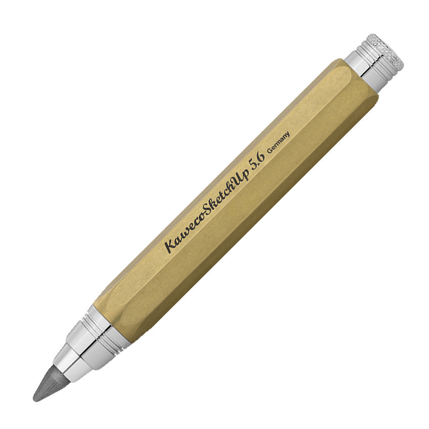 Kaweco Sketch Up Brass Vulpotlood│Messing│art. 1510744│vooraanzicht schuin