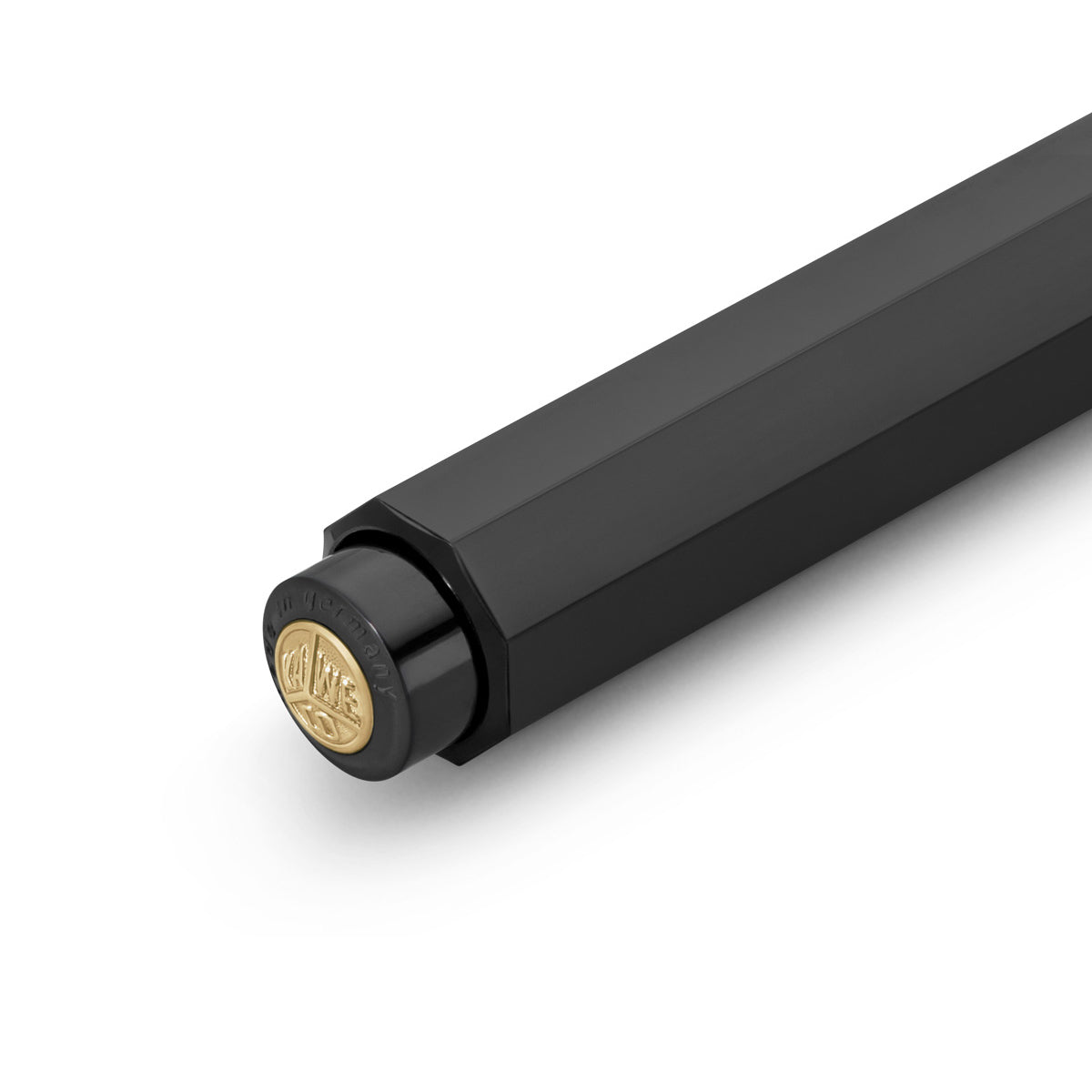 Kaweco Classic Sport Balpen Zwart│art. 1510017│gouden logo op drukknop
