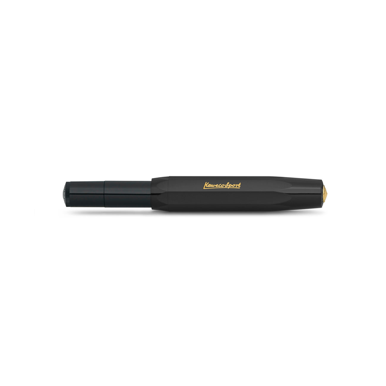 Kaweco Classic Sport Rollerball Zwart│art. 1510032│liggend met gesloten dop