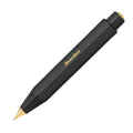 Kaweco CLASSIC SPORT Vulpotlood Zwart│art. 1510050│schuin met schrijfpunt