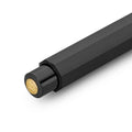 Kaweco CLASSIC SPORT Vulpotlood Zwart│art. 1510050│drukknop met gouden logo