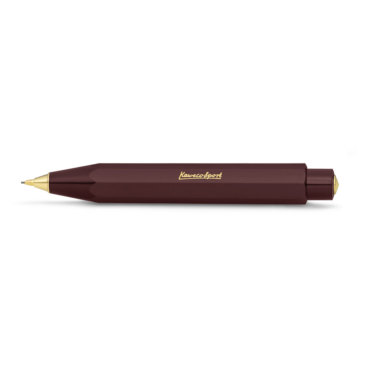 Kaweco CLASSIC SPORT Vulpotlood Bordeaux│art. 1510498│liggend met schaduw