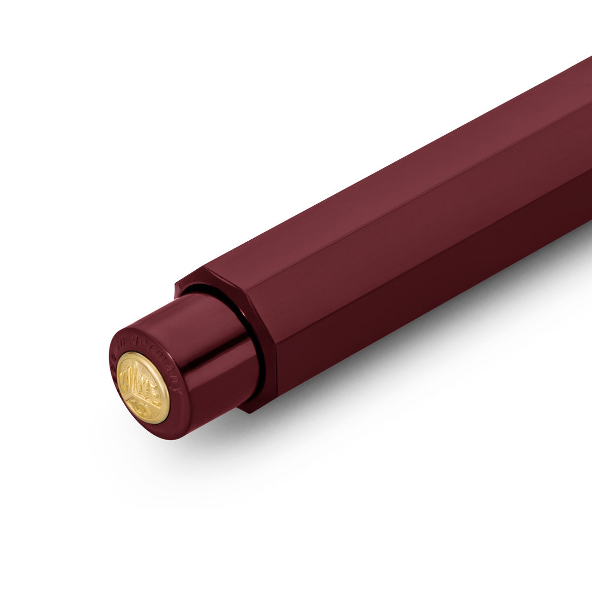 Kaweco CLASSIC SPORT Vulpotlood Bordeaux│art. 1510498│drukknop met gouden logo