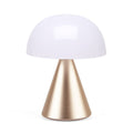 Lexon Mina Large Oplaadbare Tafellamp Goud│art. LH65MD│vooraanzicht met witte achtergrond