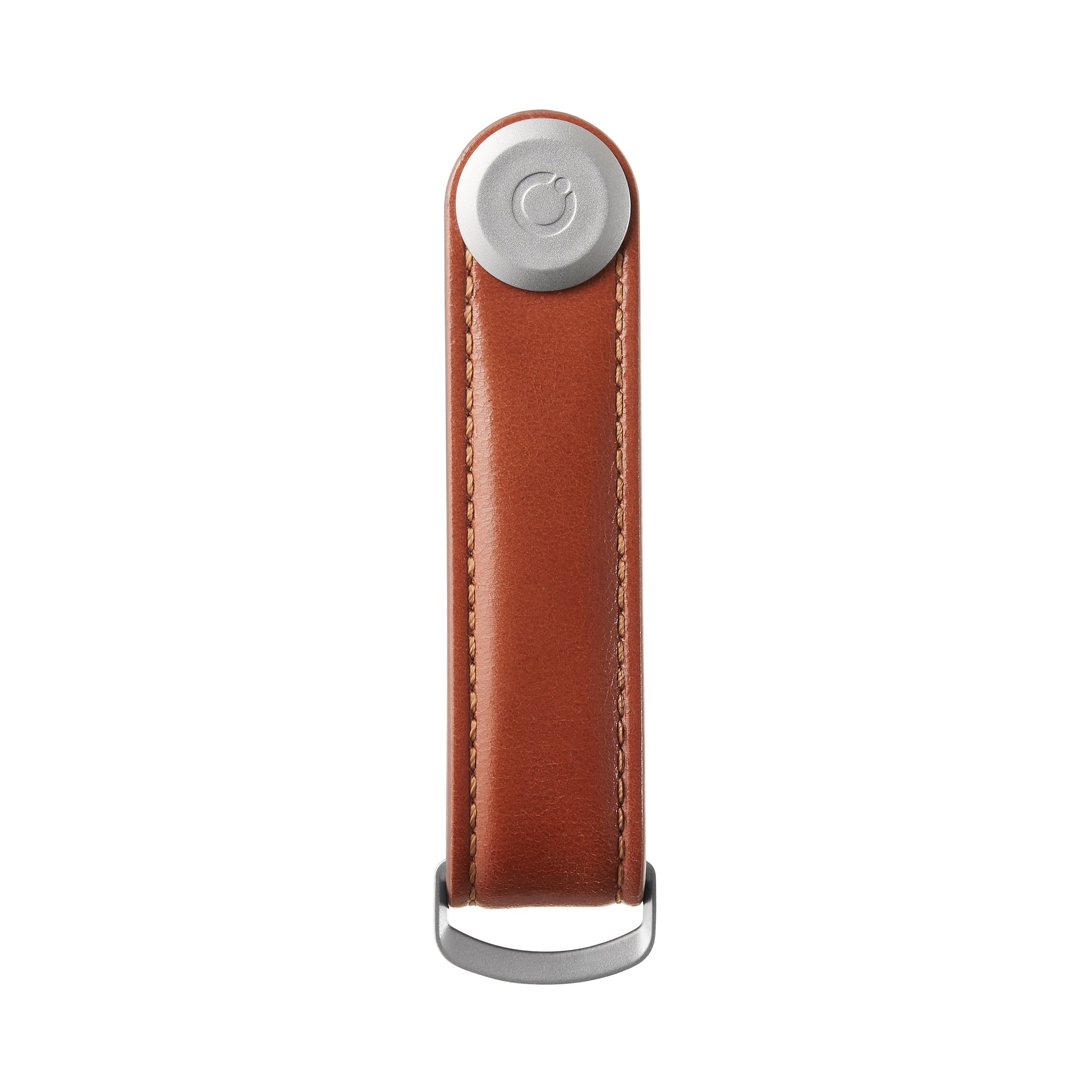 Key Organizer Orbitkey│Premium Leather Cognac Tan│art. LTHO-2-CGTN│sleutelhanger leer voorkant zonder sleutels