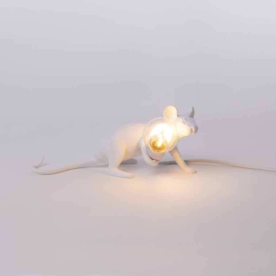 Seletti Mouse Lamp  White - Lie Down - Nieuwe Versie!