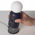 Original Lamp Zwart│Lund London│art. 7477│ lamp boven draadloze oplader