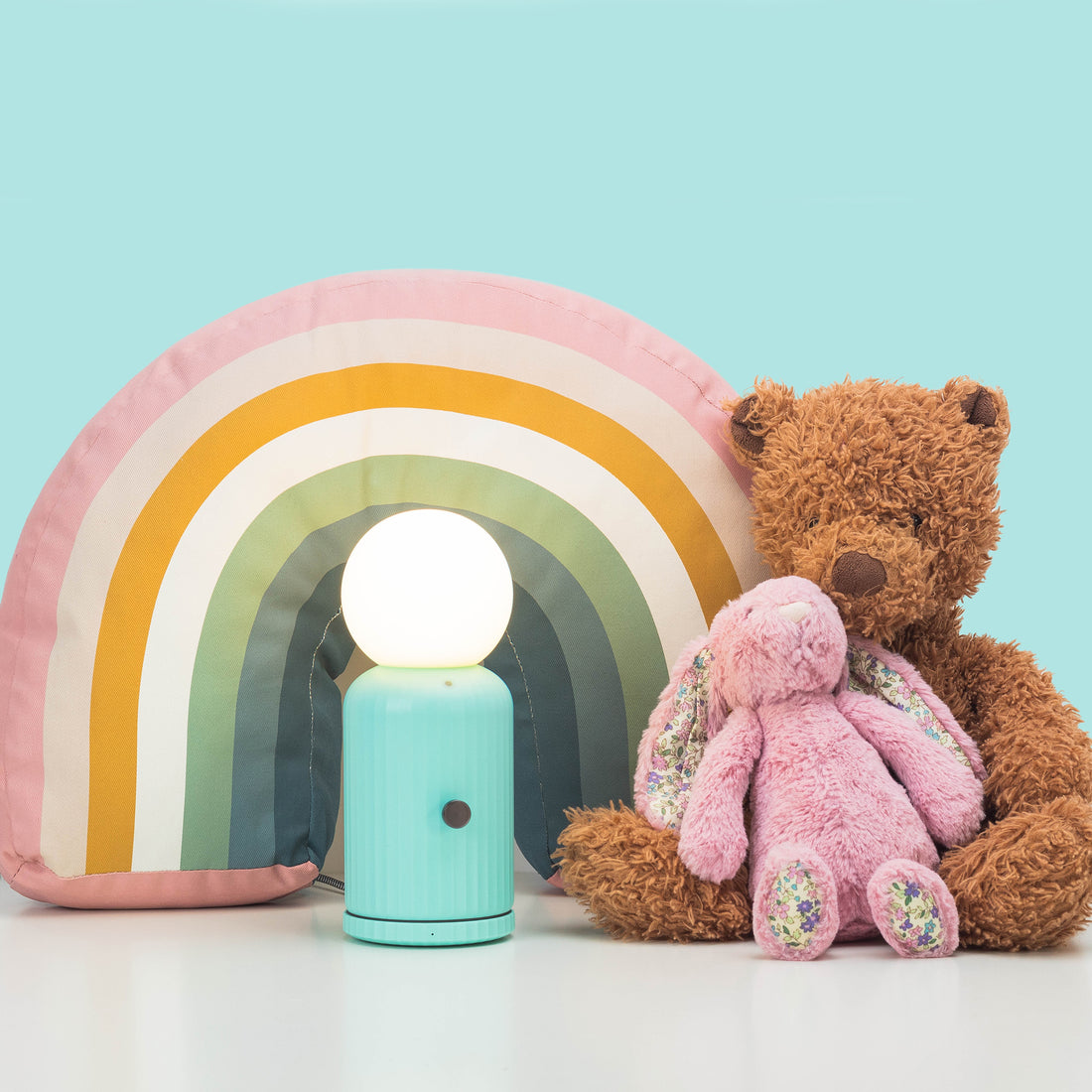 Original Lamp Mintgroen│Lund London│art. 7470│vooraanzicht schuin met witte achtergrond