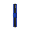 Secrid Miniwallet Crisple│art. MC-BLUE-BLACK│Pasjeshouder en Portemonnee│zijkant