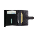Secrid Miniwallet Nile│art. MN-BLACK│Pasjeshouder│geopend met contant geld