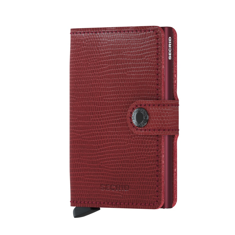 Secrid Miniwallet Rango Rood│Pasjeshouder en Portemonnee│art. MRA-RED-BORDEAUX│foto voorkant