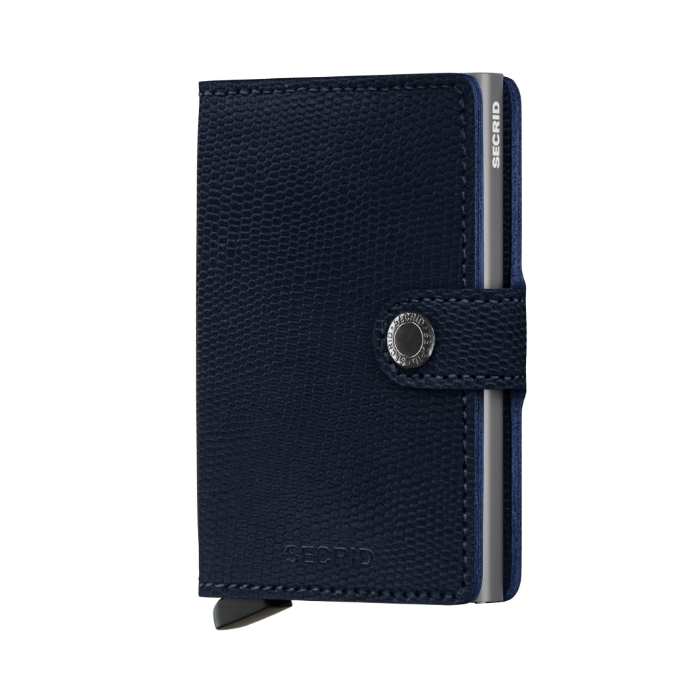 Secrid Miniwallet Rango│art. MRA-BLUE&TITANIUM│pasjeshouder│voorkant met witte achtergrond