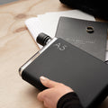 Memobottle Silicone Sleeve A5 Black Ink│Drinkfles│lifestyle foto op bureau