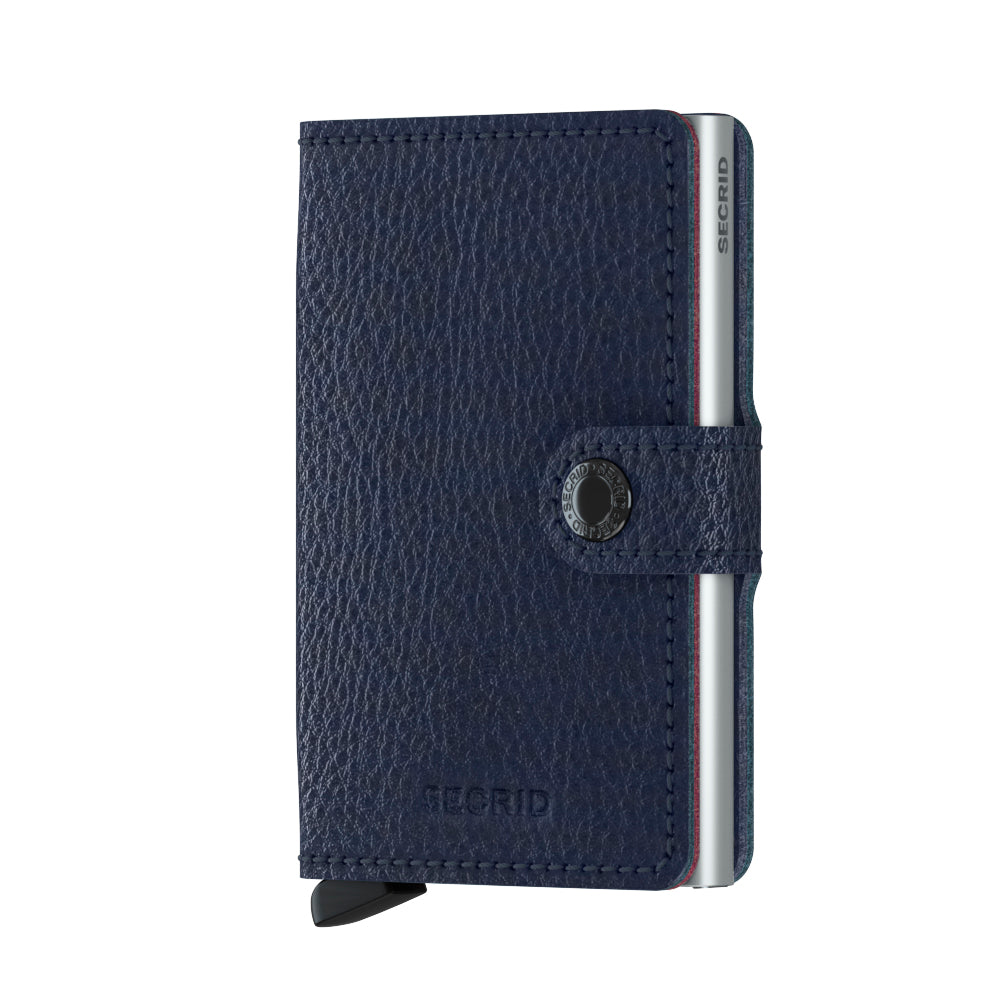 Secrid Miniwallet Veg│art. MVG-NAVY-RED││Pasjeshouder en Portemonnee│Voorkant met witte achtergrond