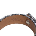 Armband Leer Zilver│Mauq│merk in leer