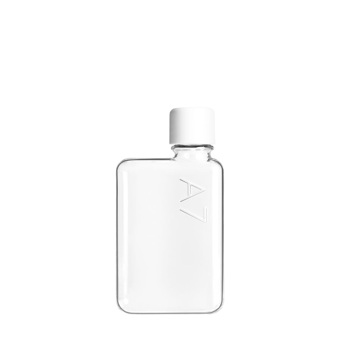 Memobottle A7│Platte Waterfles 180ml│foto voorkant met witte achtergrond