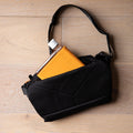 Memobottle Silicone Sleeve A7│Mandarin│Drinkfles│foto in handtas