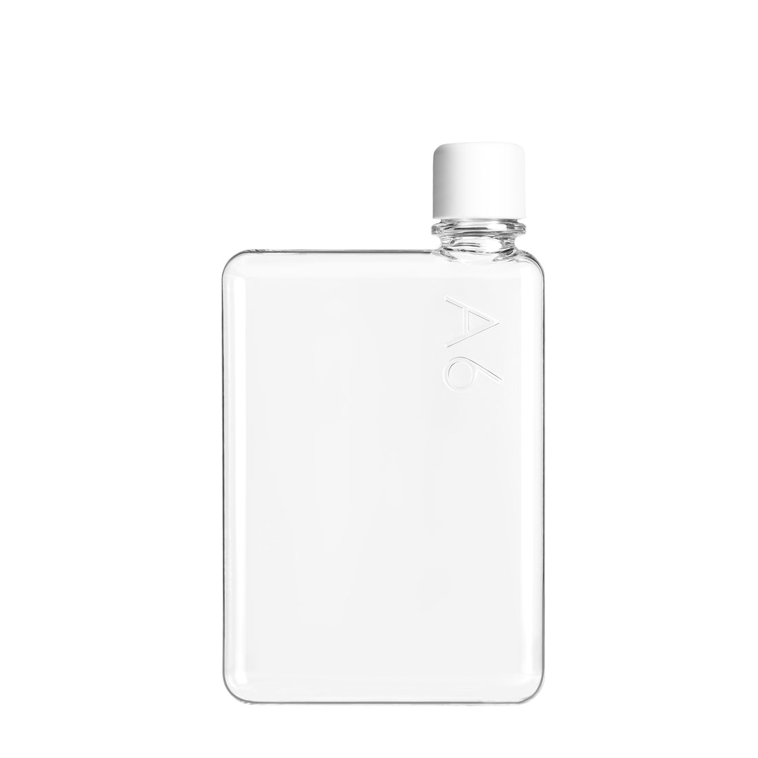 Memobottle A6│Platte Waterfles 375 ml│foto voorkant met witte achtergrond