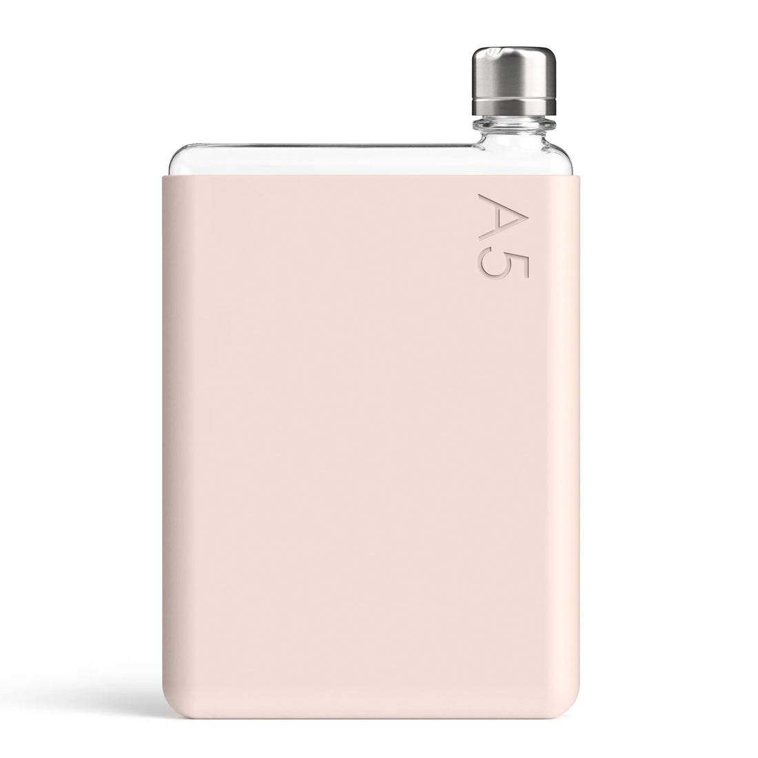 Memobottle Silicone Sleeve A5 Pale Coral│Drinkfles│foto voorkant zonder fles