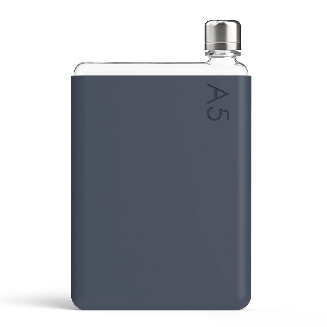 Memobottle Silicone Sleeve A5 Midnight Blue│Drinkfles│Foto voorkant zonder fles
