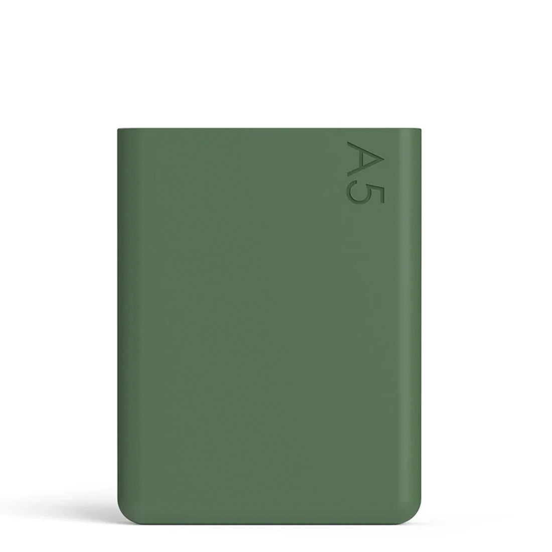 Memobottle Silicone Sleeve A5 Moss Green│Drinkfles│Foto voorkant zonder fles