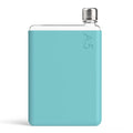 Memobottle Silicone Sleeve A5 Sea Mist│Drinkfles│foto voorkant met fles