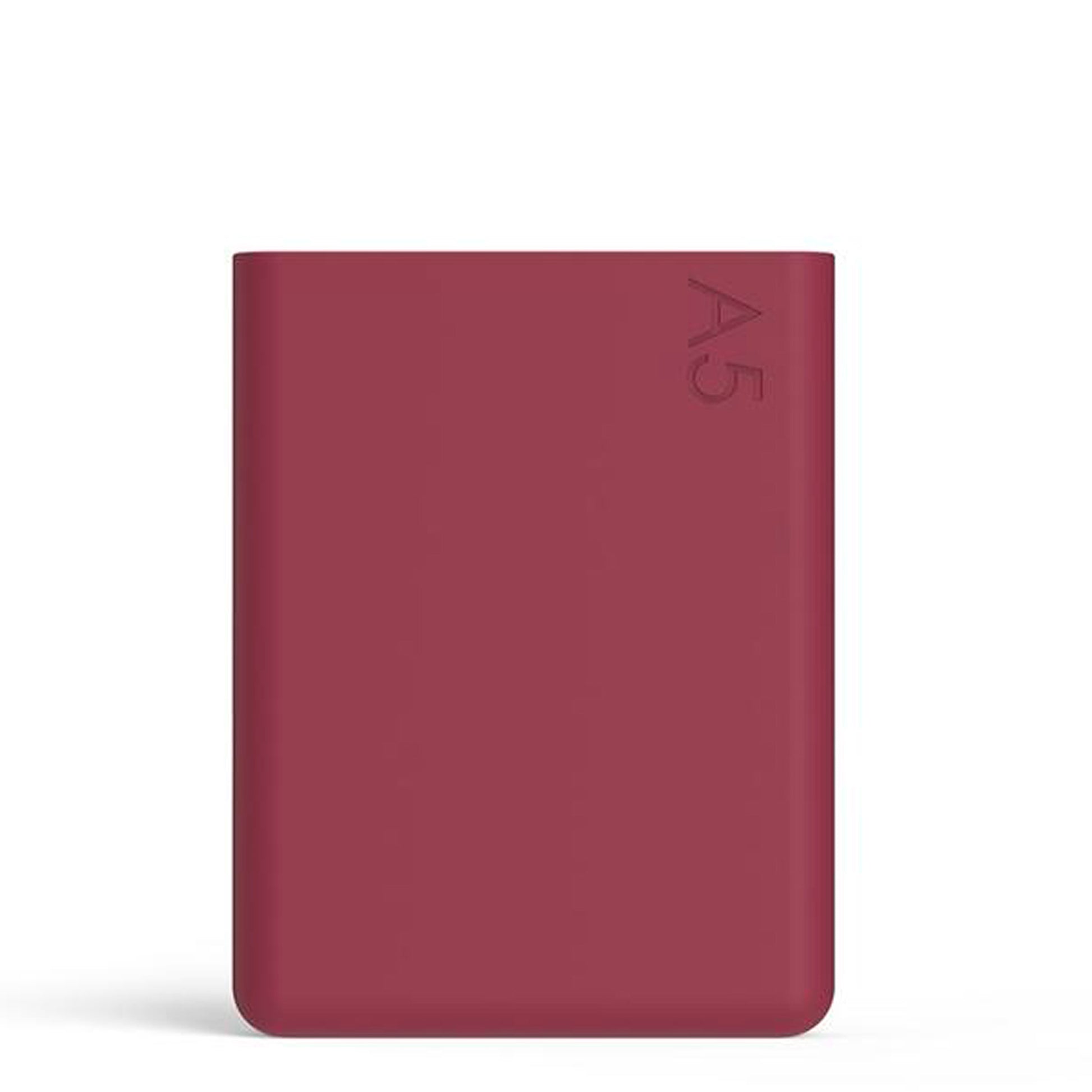 Memobottle Silicone Sleeve A5 wild Plum│Drinkfles│foto voorkant zonder fles