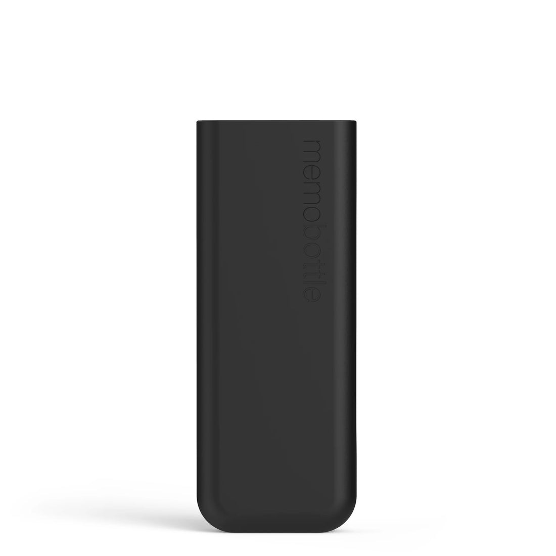 Memobottle Silicone Sleeve Slim Black Ink│Drinkfles│foto voorkant zonder fles