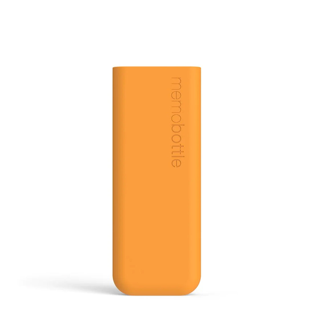 Memobottle Silicone Sleeve Slim Mandarin│Drinkfles│foto voorkant zonder fles