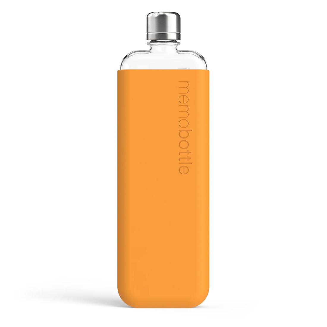 Memobottle Silicone Sleeve Slim Mandarin│Drinkfles│foto voorkant zonder fles
