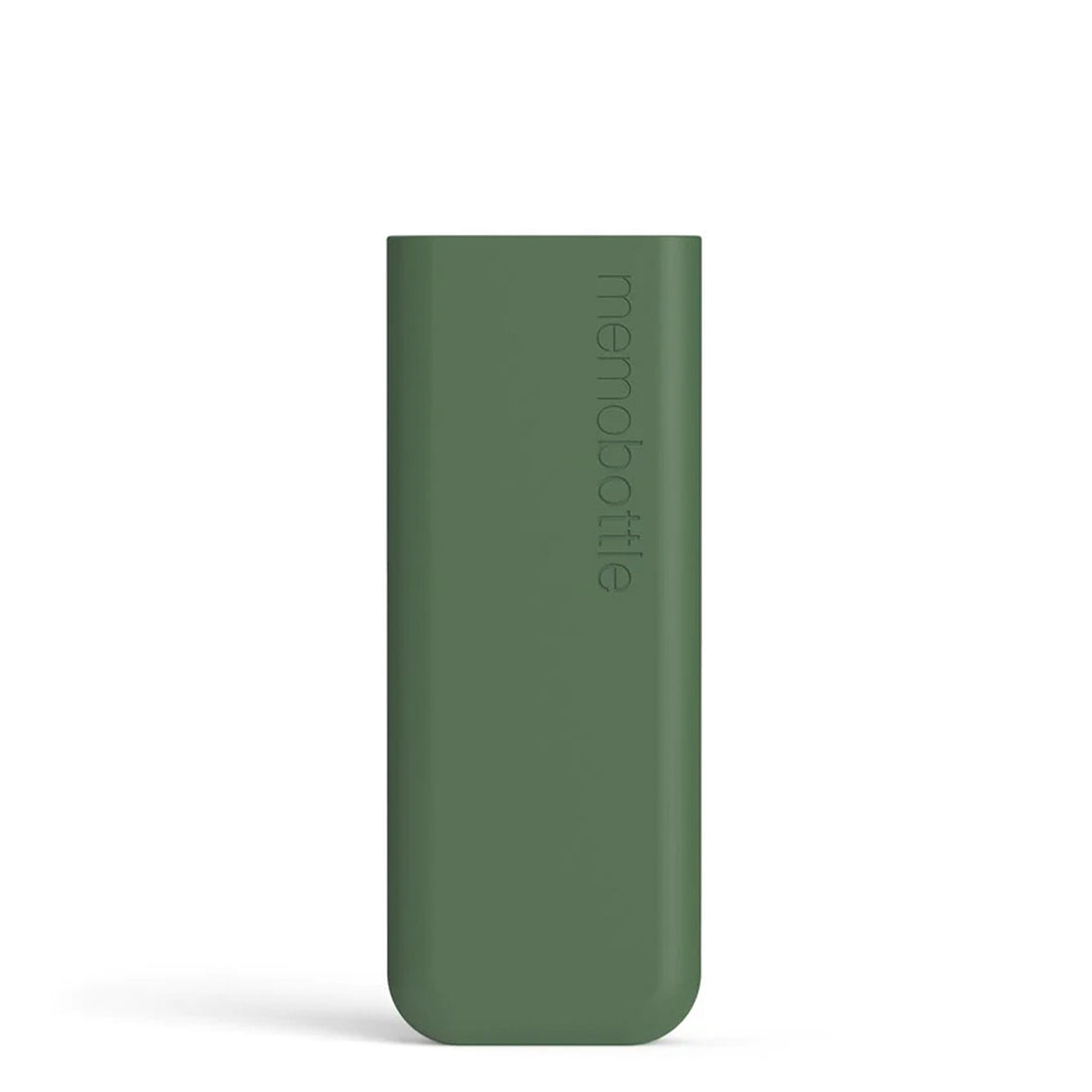 Memobottle Silicone Sleeve Slim Moss Green│Drinkfles│foto voorkant zonder fles