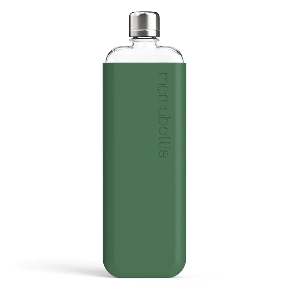 Memobottle Silicone Sleeve Slim Moss Green│Drinkfles│foto voorkant zonder fles